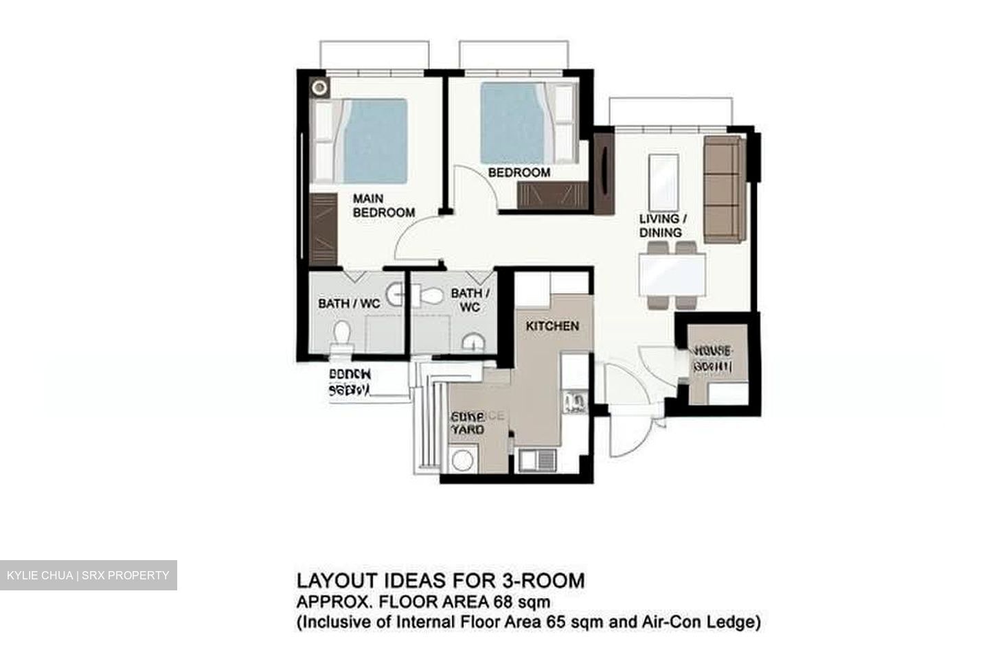 Blk 107A Alkaff Oasis (Toa Payoh), HDB 3 Rooms #573198181